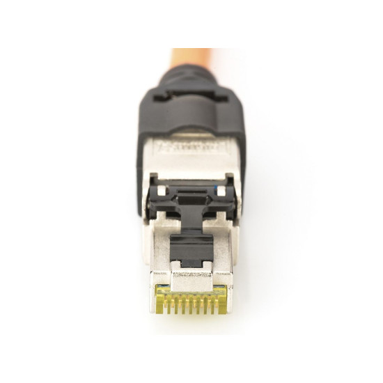Wtyczka ekranowana RJ45 kat.6A do montażu AWG 22-27, 10 GBit Ethernet, PoE+