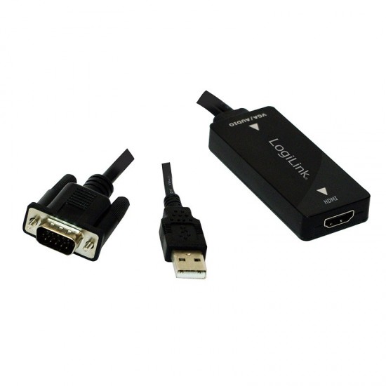 Konwerter VGA do HDMI z audio 