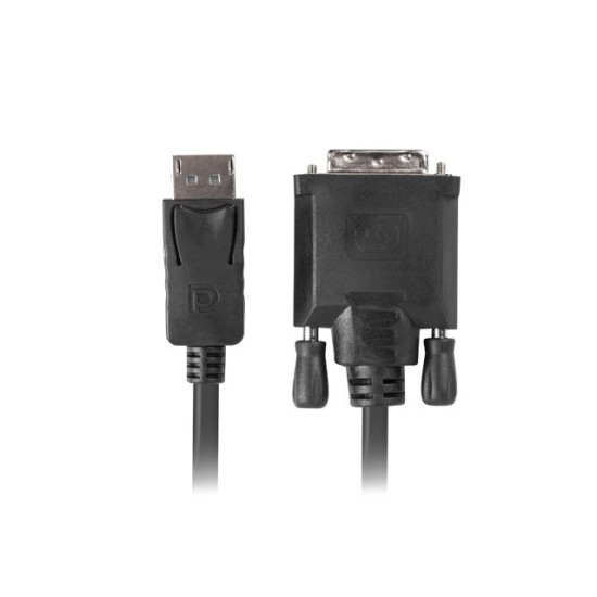 Kabel DisplayPort - DVI-D(24+1) M/M 1m czarny 