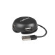 Hub USB 4 porty Bumblebee USB 2.0 czarny 