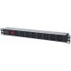 Listwa zasilająca rack 19 1U 110V-250V/10A 8 gniazd C13 kabel 2m 