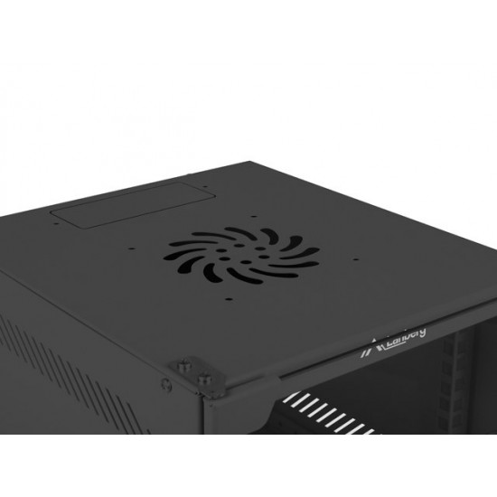 Szafa wisząca 10 cali 4U 280x310mm czarna 