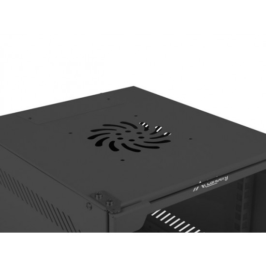 Szafa wisząca 10 cali 9U 280x310mm czarna 