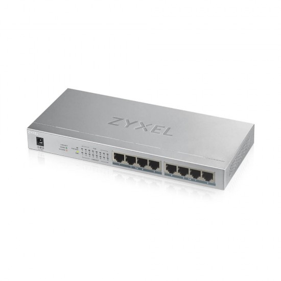 Przełącznik GS1008-HP 8 Port Gigabit PoE+ unmanaged desktop 60W 