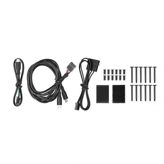 Wentylator Ring Trio 14 LED RGB Plus TT Premium (3x140mm, 500-1400RPM) 