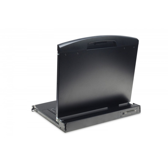 Konsola 17 LCD z touchpad KVM 8 portów 1U komplet kabli (8xDS-19231) klawiatura US