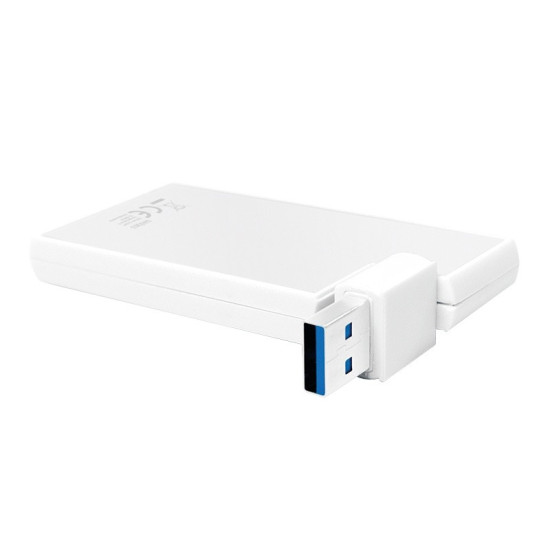 Hub 4xUSB3.0, OTG, srebrny 