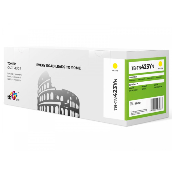 Toner do Brother TN423Y TB-TN423YN żółty 100% nowy