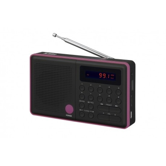Radio Pliszka USB, FM czarne
