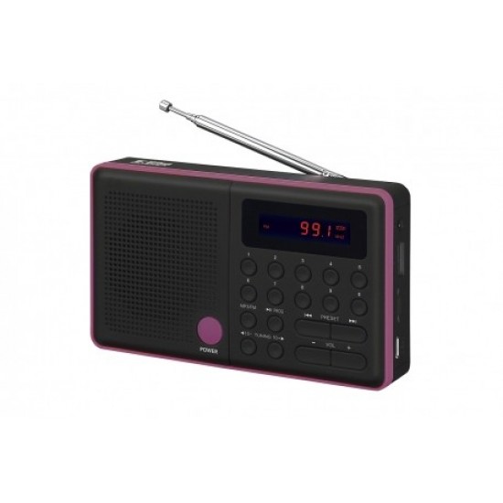 Radio Pliszka USB, FM czarne