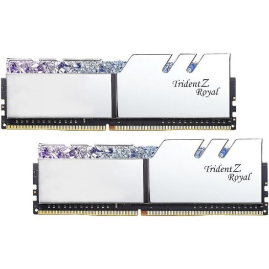 Pamięć do PC DDR4 32GB (2x16GB) TridentZ Royal RGB DDR4  3200MHz CL16 XMP2 srebrna