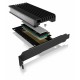 Karta PCIe z gniazdem M.2 M-Key dla jednego dysku SSD M.2 NVMe IB-PCI214M2-HSL 