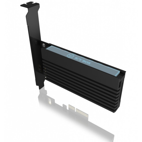 Karta PCIe z gniazdem M.2 M-Key dla jednego dysku SSD M.2 NVMe IB-PCI214M2-HSL 
