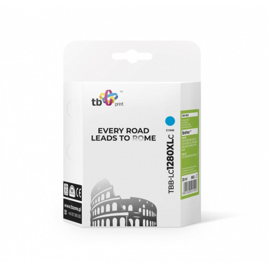 Tusz do Brother LC1280XL TBB-LC1280XLC CY