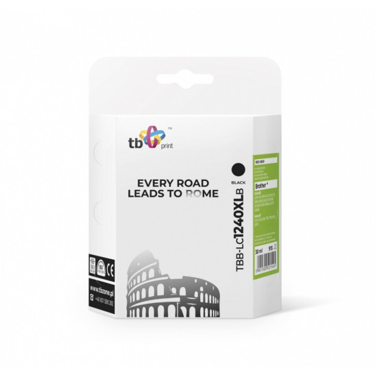 Tusz do Brother MFC-J6510DW LC1240XL TBB-LC1240XLB BK