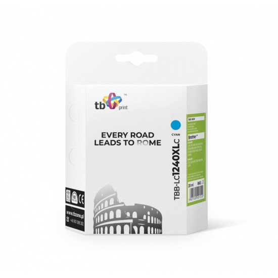 Tusz do Brother LC1240XL TBB-LC1240XLC CY