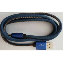Kabel USB 8 pin premium jeans 1 m