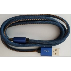 Kabel USB 8 pin premium jeans 2 m