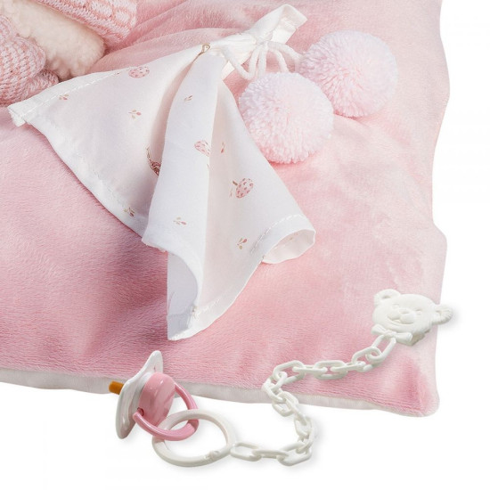 Lalka bobas Nica 38 cm na kocyku