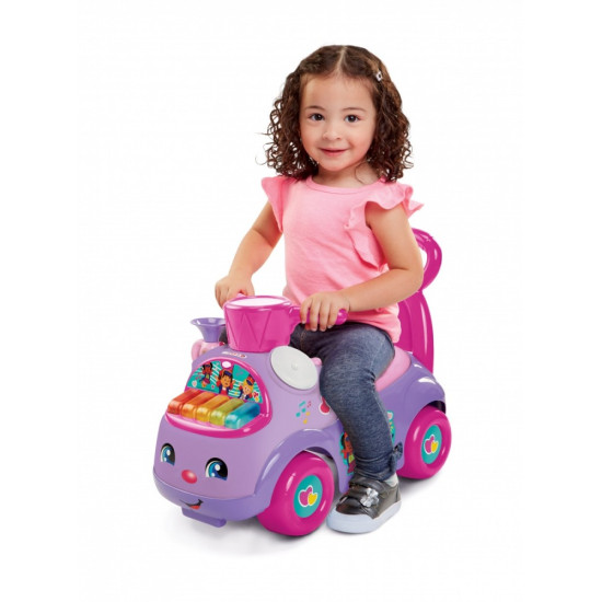 Jeździk Fisher Price Muzyczna Parada fioletowy