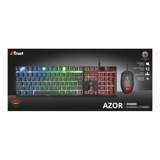 Klawiatura i mysz GXT 838 AZOR  Gaming Combo