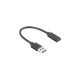 Adapter USB TYPE-C(F) AM 3.1 15 cm