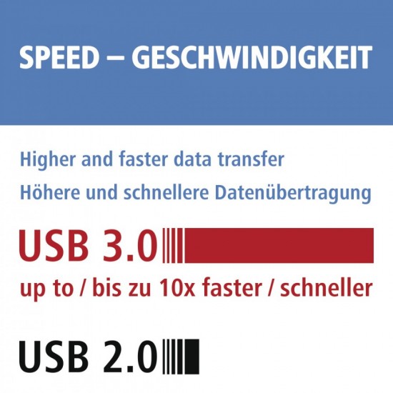 Czytnik kart SD/microSD USB 3.0 srebrny 