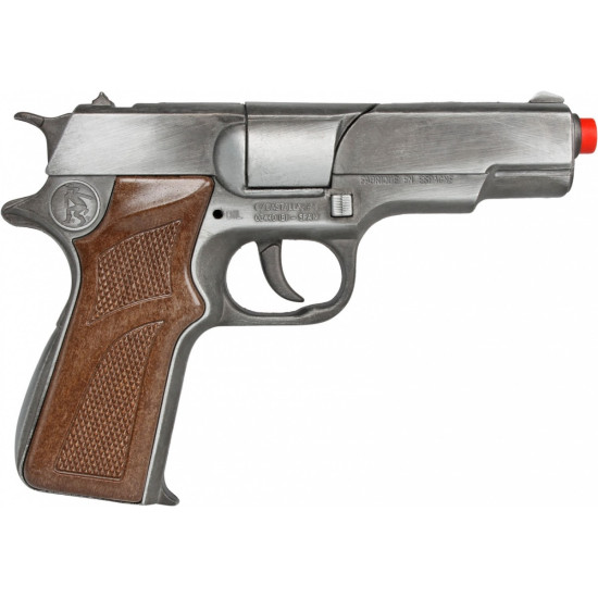 Metalowy pistolet policyjny