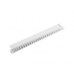 Organizer kabli do szaf 19cali 1U Typ A szary AK-1201-S 