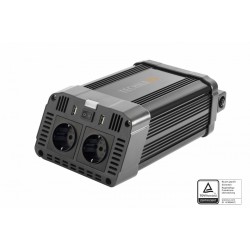 TE16 Przetwornica (falownik) o mocy ciągłej 1.200W (2x VAC 230V / 2x USB) 