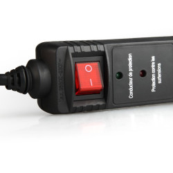 Listwa zasilająca 1,8M czarna 5 gniazd 