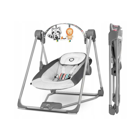 Leżaczek Otto Cozy szary 