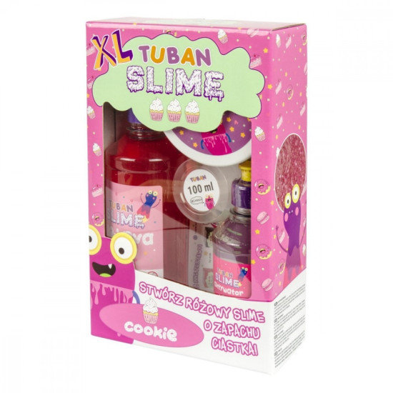 Masa plastyczna Zestaw super slime -Ciastko XL