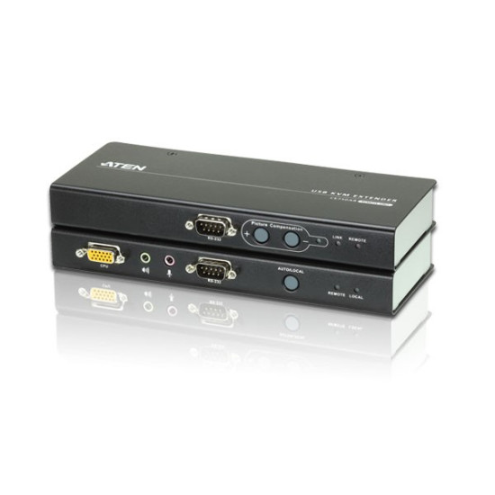 USB VGA/Audio Cat5 KVM Ext 1280x1024@200 CE750A