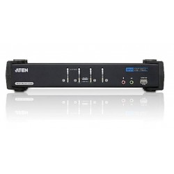 Przełącznik 4-Port USB DVI Dual lin k/Audio KVMP CS1784A 