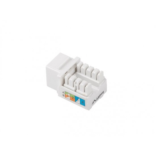 MODUŁ KEYSTONE GNIAZDO RJ45->LSA UTP KAT 5E 90° DO PUSZKI MONTAŻ
