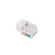 MODUŁ KEYSTONE GNIAZDO RJ45->LSA UTP KAT 5E 90° DO PUSZKI MONTAŻ