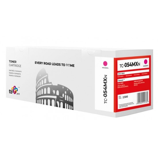 Toner do Canon LBP 620C 054H TC-054MXN magenta 100% nowy