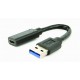Adapter USB 3.1 A męski do USB C żeński 10 cm 
