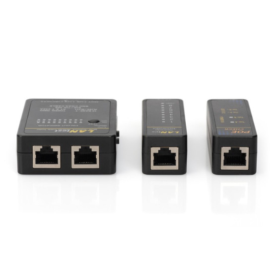 Tester kabli sieciowych i komunikacyjnych (RJ45, RJ12, RJ11, BNC) 