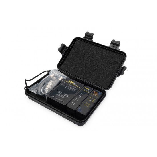 Tester kabli sieciowych i komunikacyjnych (RJ45, RJ12, RJ11, BNC) 