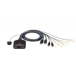Przełącznik 2 portowy USB DP Cable KVM Switch CS22DP 
