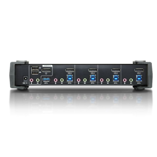Przełącznik4 portowy  USB 3.0 4K DP KVMP Switch CS1924-AT-G 
