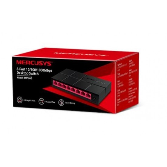 Przełącznik Mercusys MS108G switch 8xGE 