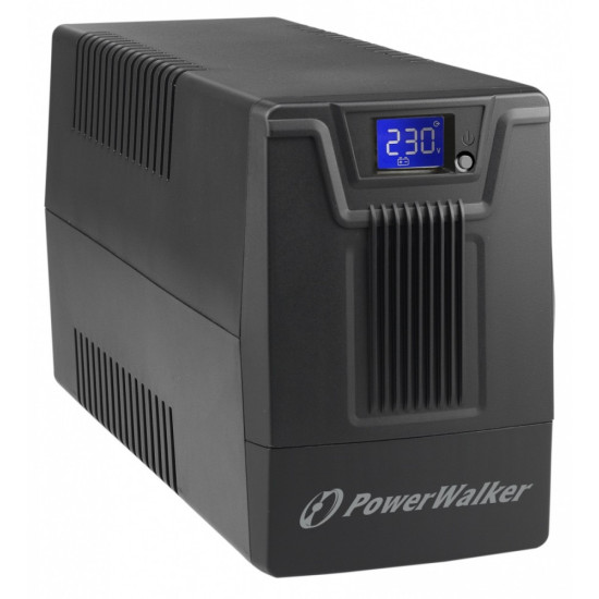 Zasilacz awaryjny UPS POWERWALKER LINE-INTERACTIVE 800VA SCL 2X PL 230V, RJ11/45  IN/OUT, USB, LCD 