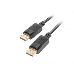 Kabel DisplayPort M/M 20 PIN V1.2 0.5M 4K czarny