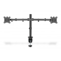 Uchwyt biurkowy podwójny z zaciskiem 2xLCD max. 32