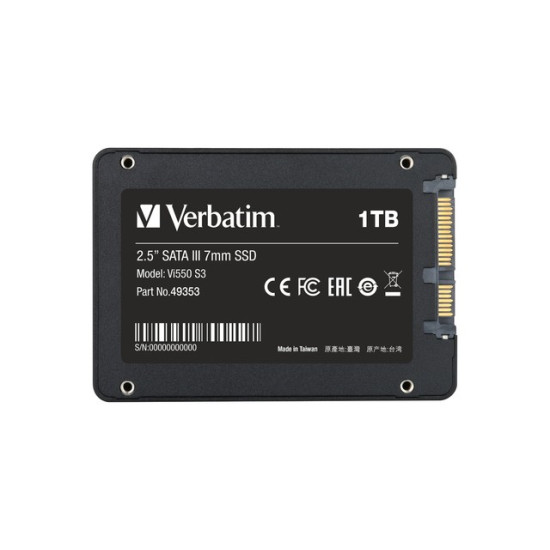 Dysk SSD wewnętrzny 1TB SATA III Czarny 