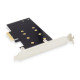 Karta rozszerzeń (Kontroler) M.2 NGFF/NVMe SSD PCIe 3.0 x4 SATA 80, 60, 42, 30 mm