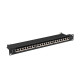 Patchpanel 24 port 1U KAT7 EK. PPS7-1024-B Czarny 